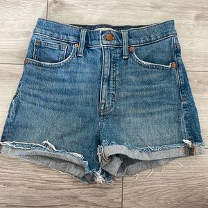 Madewell High Rise Jean Short